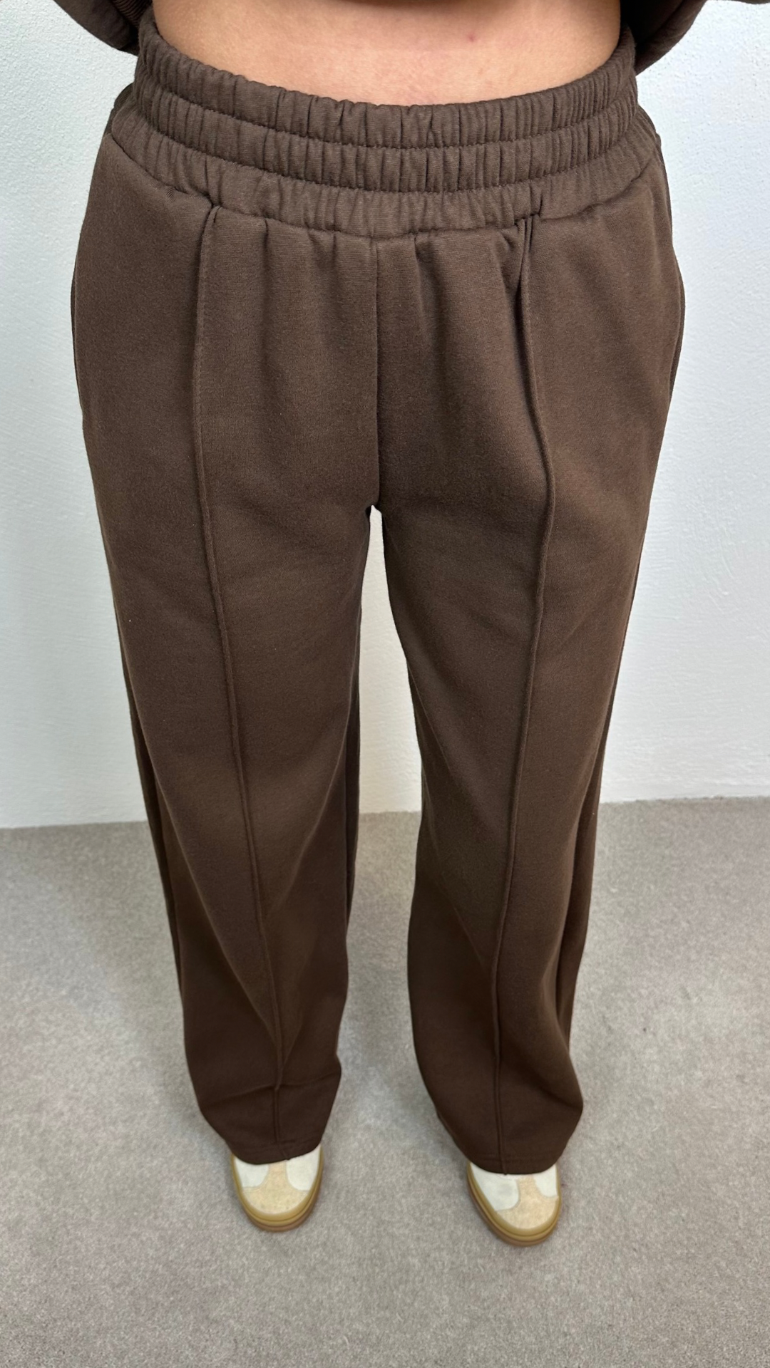Bianca - Chocolate Wide Leg Joggers