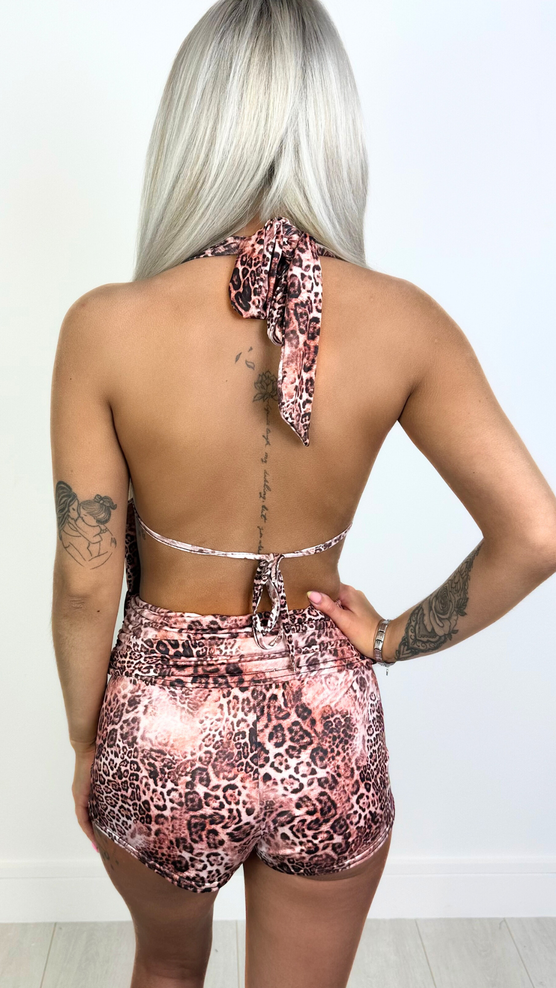 Sasha - Leopard Shorts Co-Ord