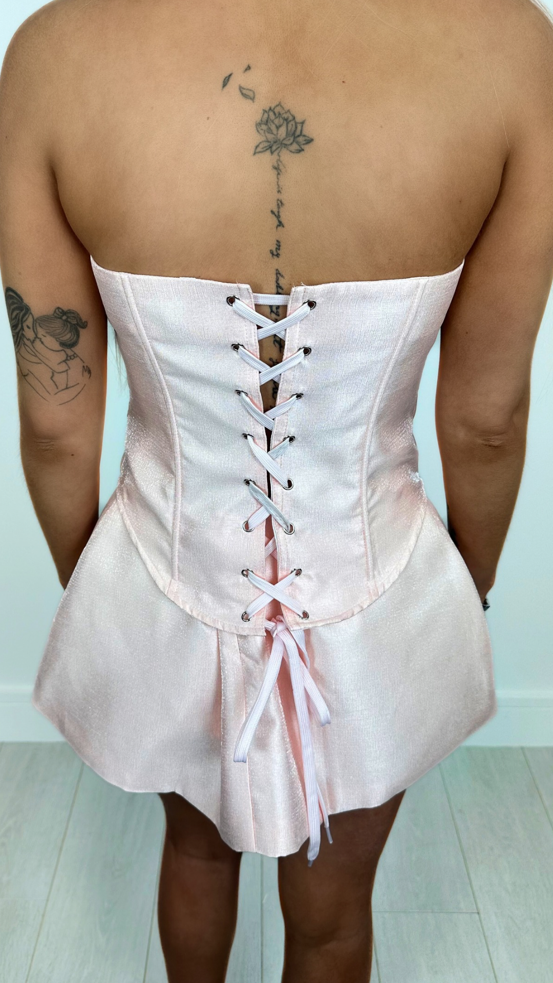Mimi - Bow Corset Skort Co-Ord