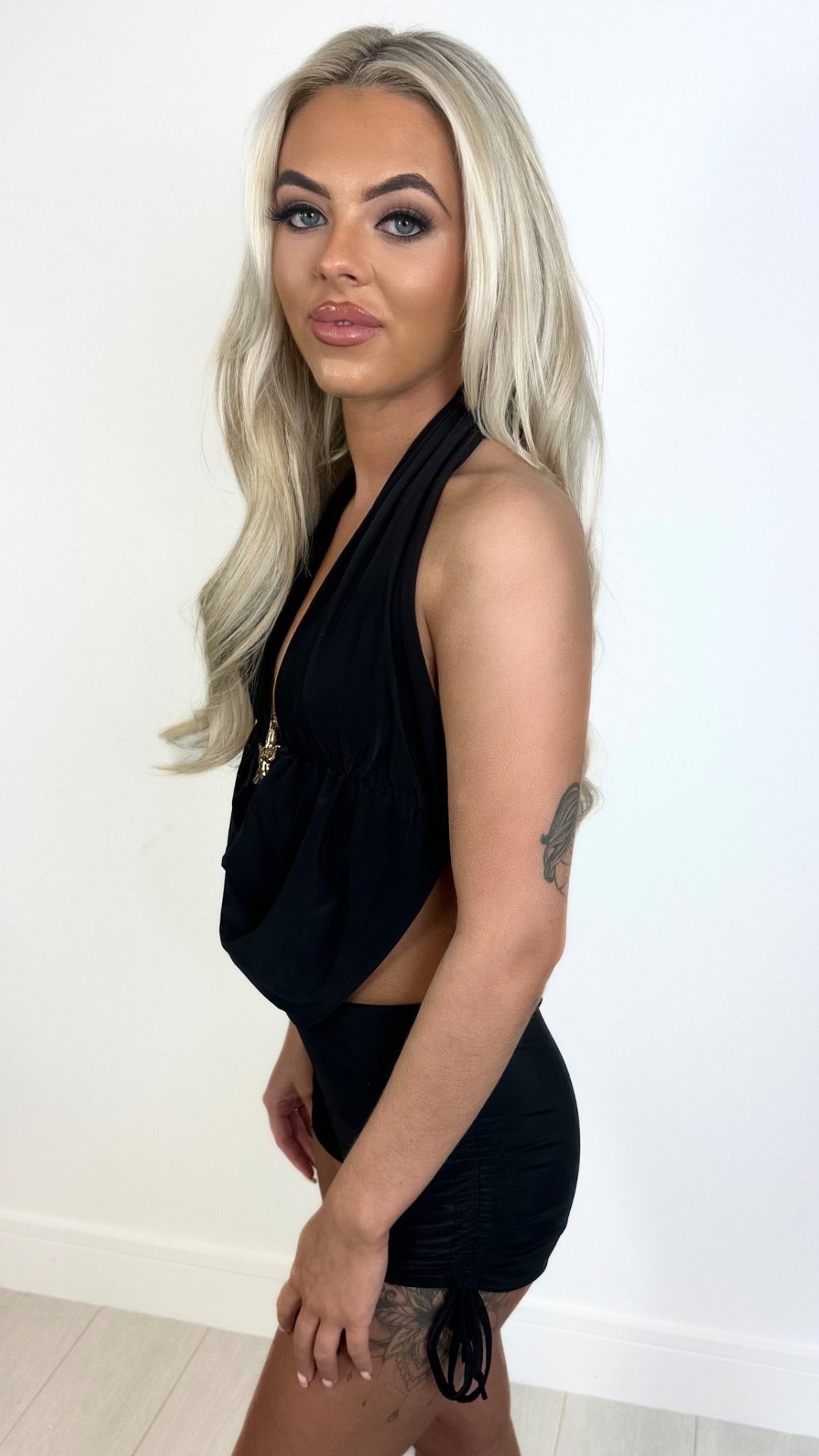 Sorelle - Gold Starfish Detail Stretch Co-Ord Black