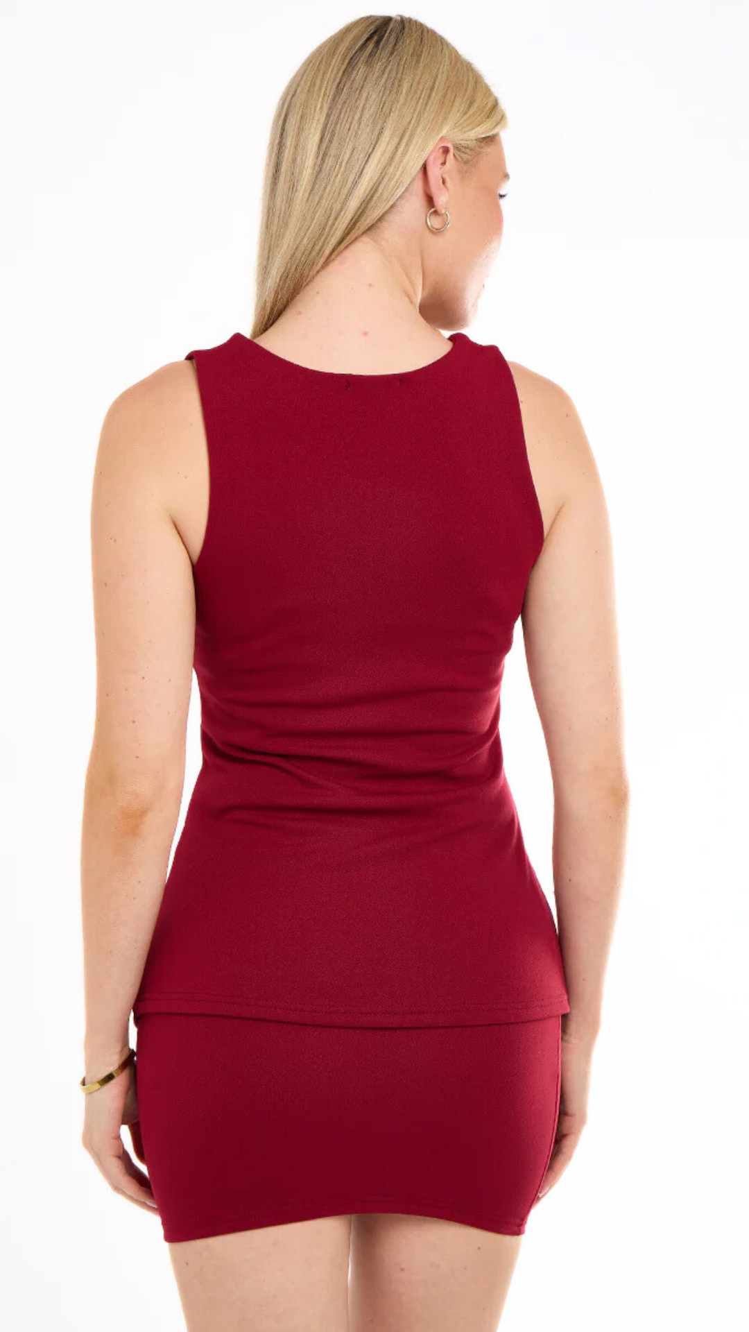 Naomi - Button Front Co-Ord Wine