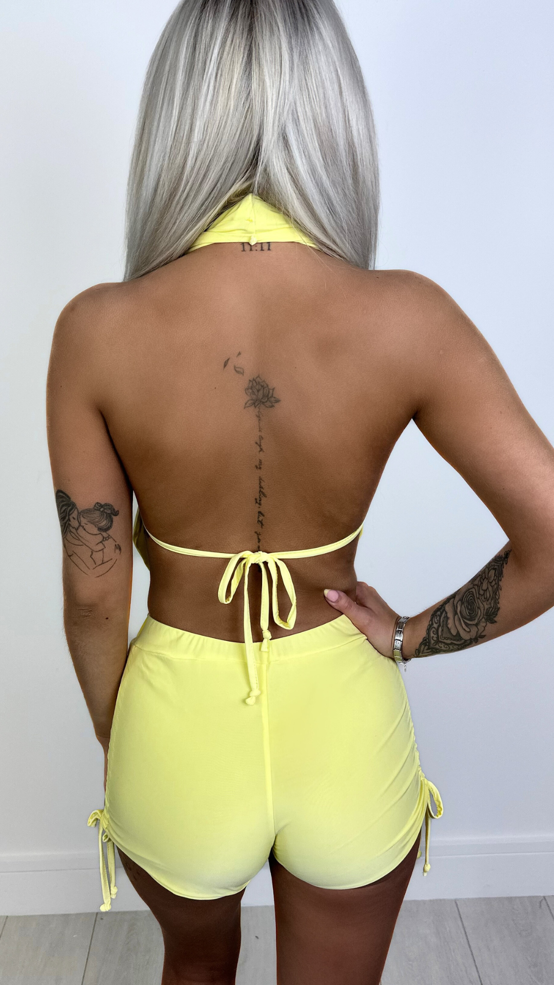 Sorelle - Gold Starfish Detail Stretch Co-Ord Lemon