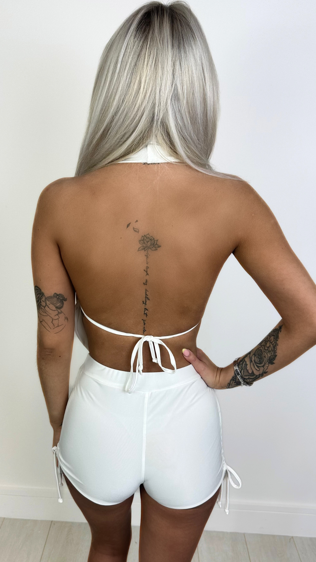Sorelle - Gold Starfish Detail Stretch Co-Ord White