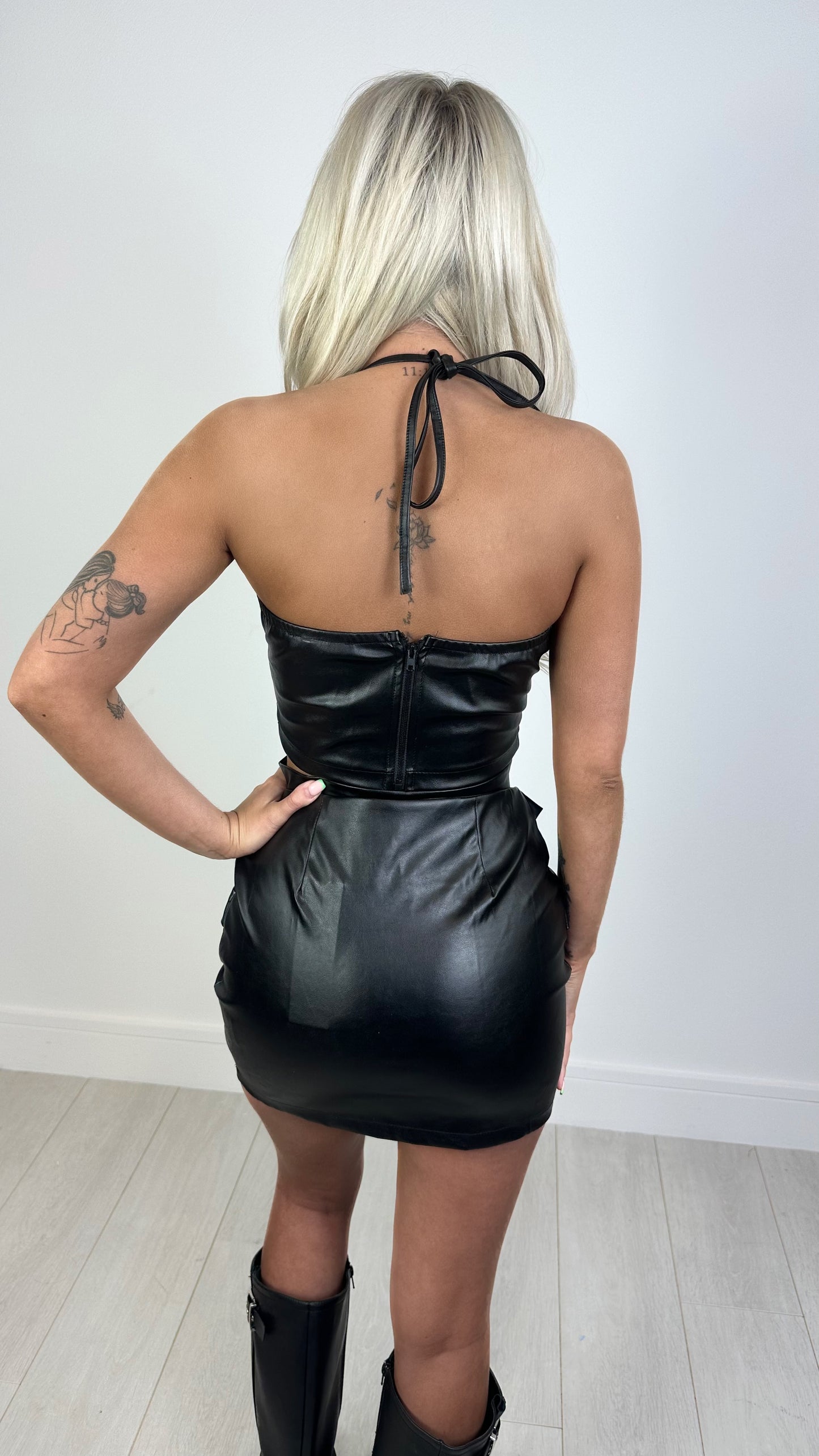 Mixie - PU Buckle Co-Ord