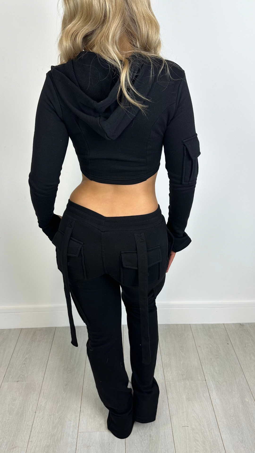 Avani - Crop Utility Co-Ord Black