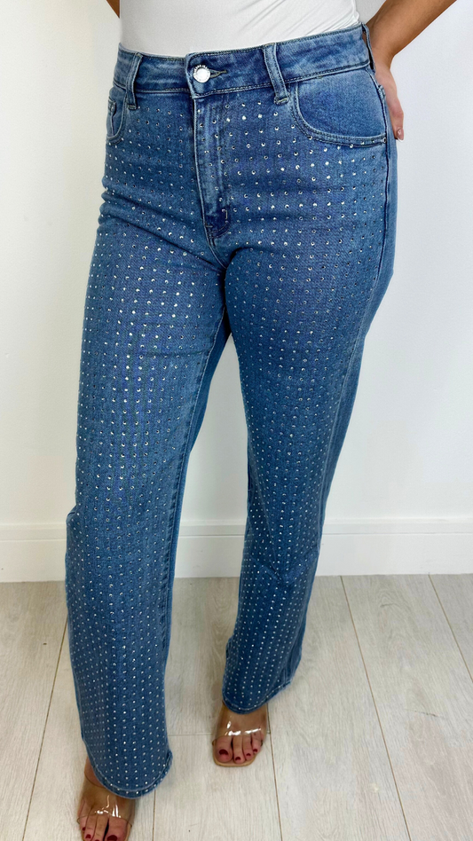 Nova - Diamente Wide Leg Jeans