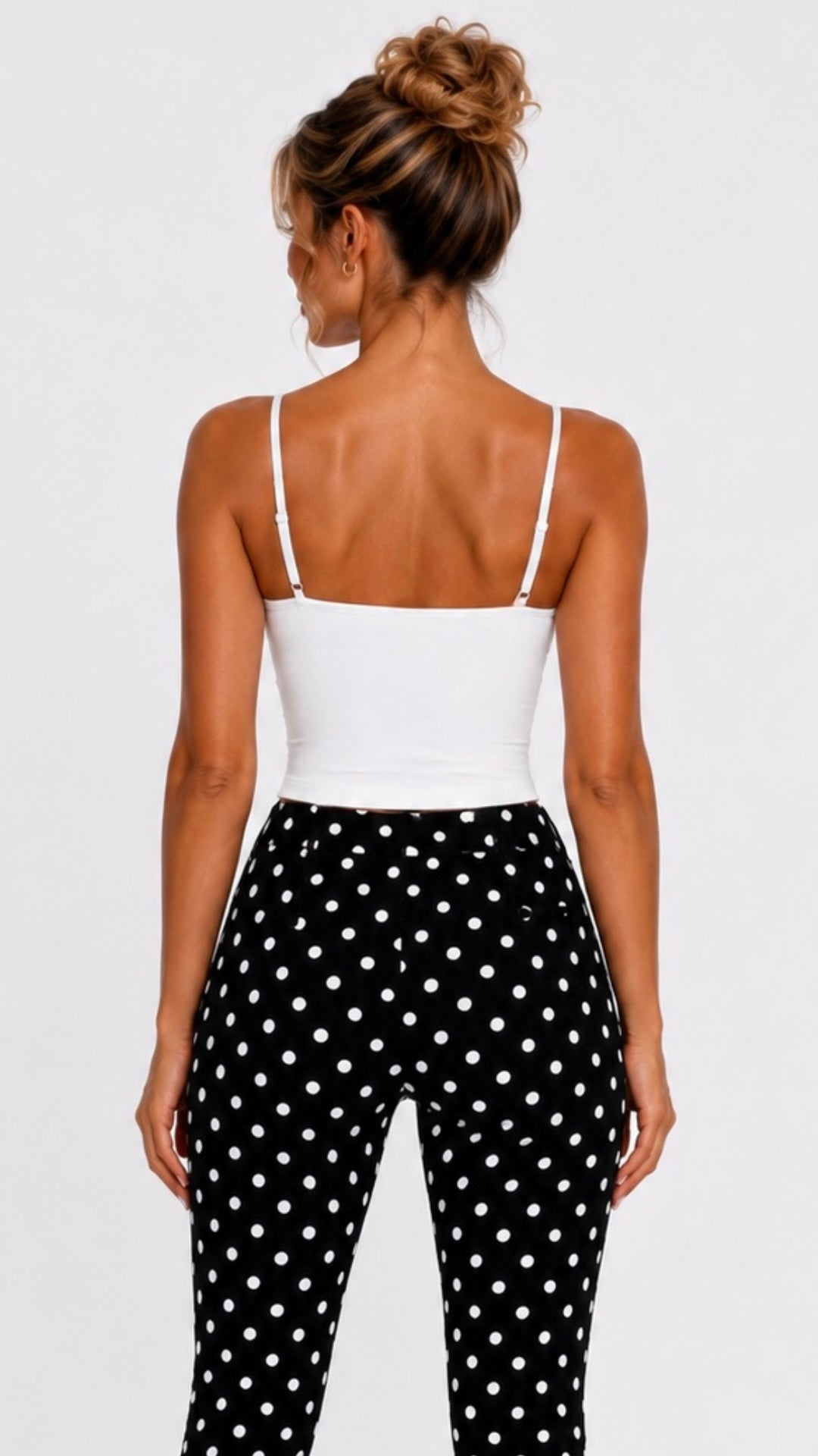Tessa - White Body Sculpt Cupped Crop